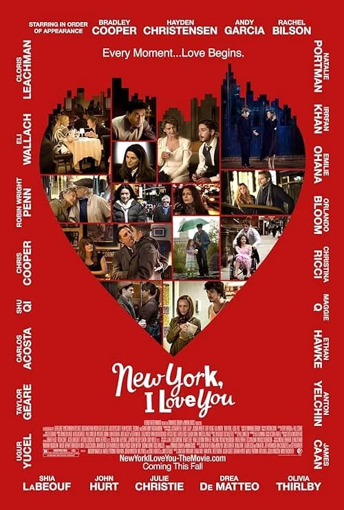 New York, I Love You film posteri