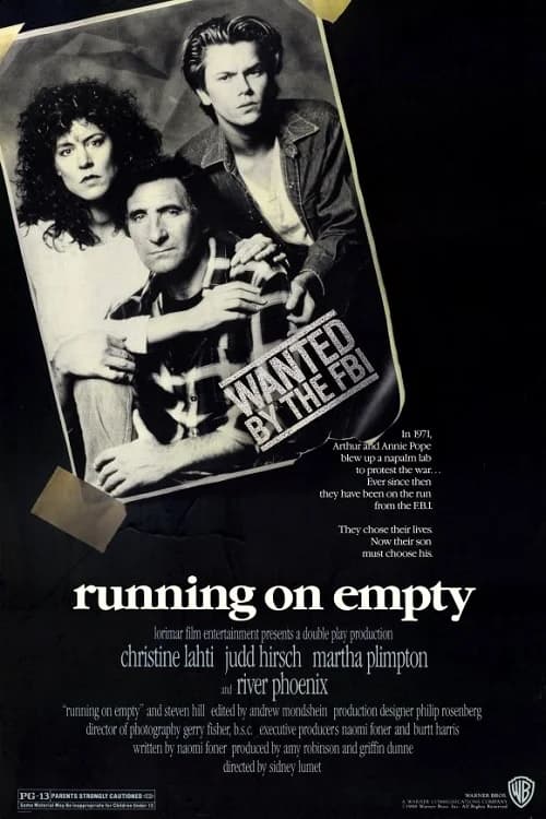 Running on Empty film posteri