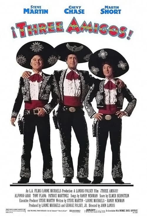 ¡Three Amigos! film posteri